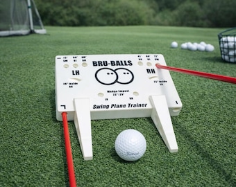 Golf Swing Plane Trainer | Alignment Stick Holder, Training Aid
