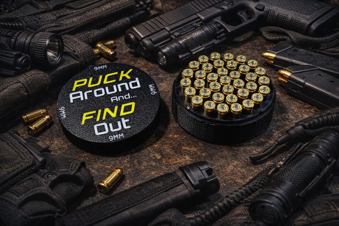 The Original Ammo Puck | Fast and Compact Ammo Container | 9mm - Etsy
