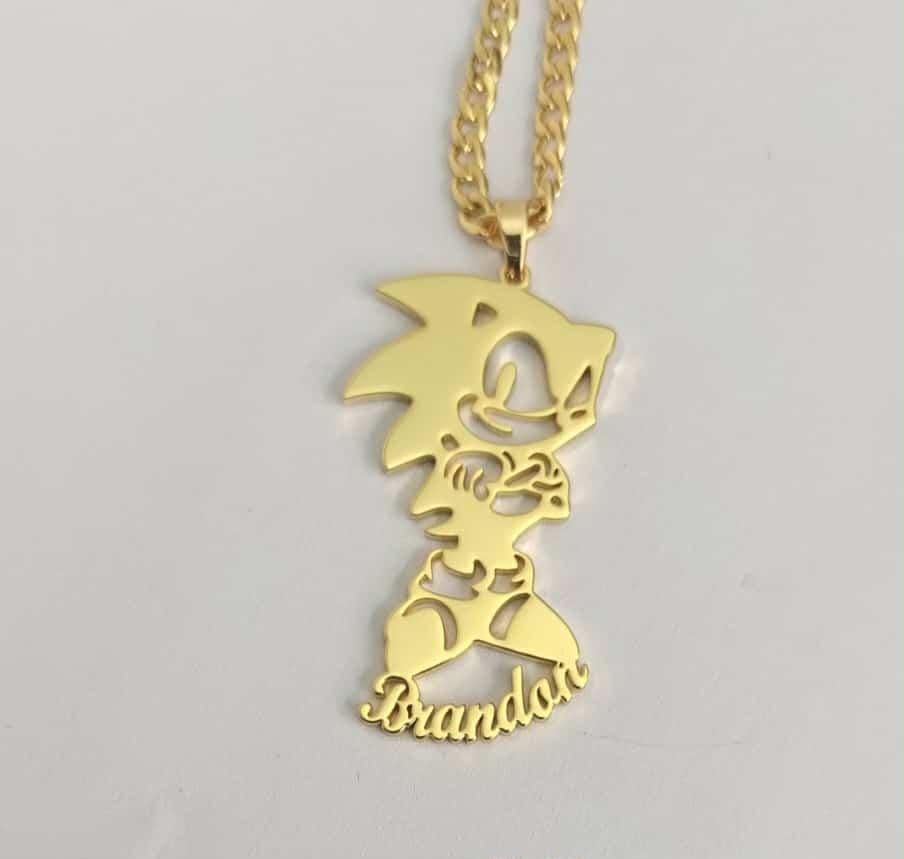 Sonic the hedgehog necklace - Etsy 日本