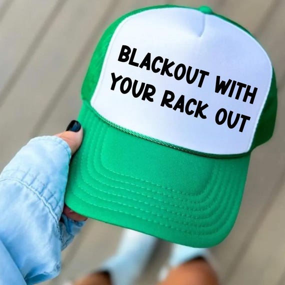 UNHINGED Black with lime green text Trucker Hat Terror Squad Neon Green Trucker main image 3