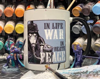 In Life War In Death Peace - Astra Militarum Krieg 40k Vinyl Sticker
