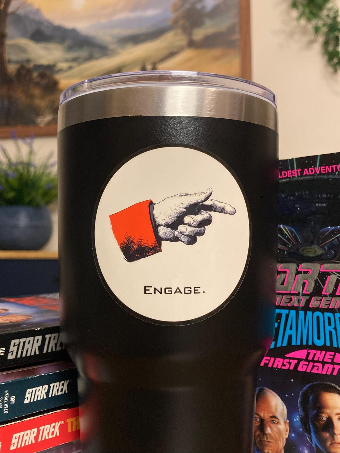 Engage - Star Trek Parody Vinyl Sticker - Etsy