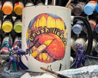 Brush Licker - Miniature Painting Vinyl Sticker