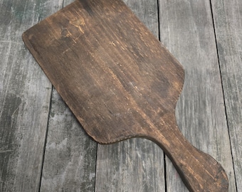 Wooden Antique Style CHEESE Cutting Board Wood Serving Tray Rustic Primitive