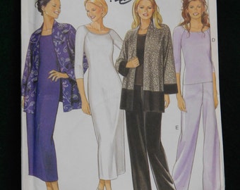 Misses' dress, pants, blouse and jacket pattern NEW LOOK 6912