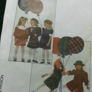toddler dress uncut pattern simplicity 8835