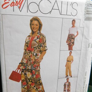 misses shirt top pull-on  pants shorts skirt pattern Mccall&#39;s 2567 uncut