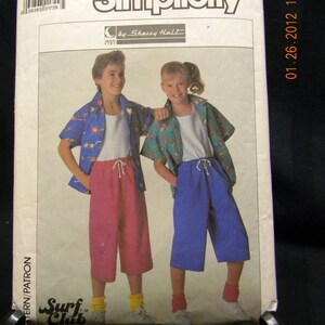 Jungen und Mädchen Hosen Shorts Tank Top Schnitt Einfachheit 8112