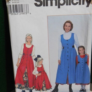 Jersey y enagua para niña y señorita, sencillez 8292