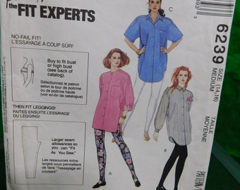 Misses shirts and legging  McCall's 6239