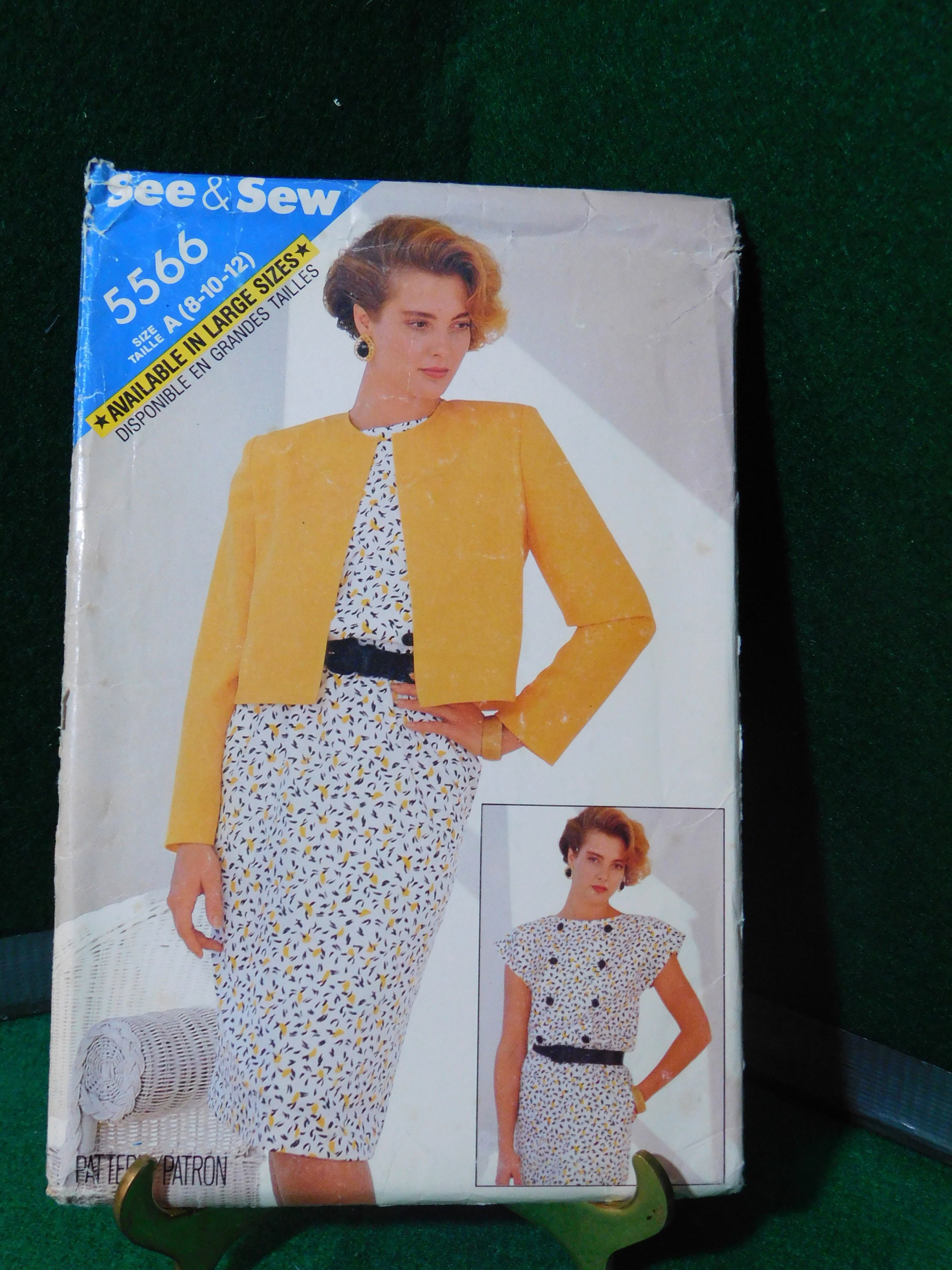 Misses Jacket and Dress Pattern Butterick See and Sea 5566