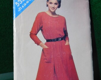 Butterick See and Sew Sewing Pattern 5305 Dress Misses Size 8-14 - Etsy