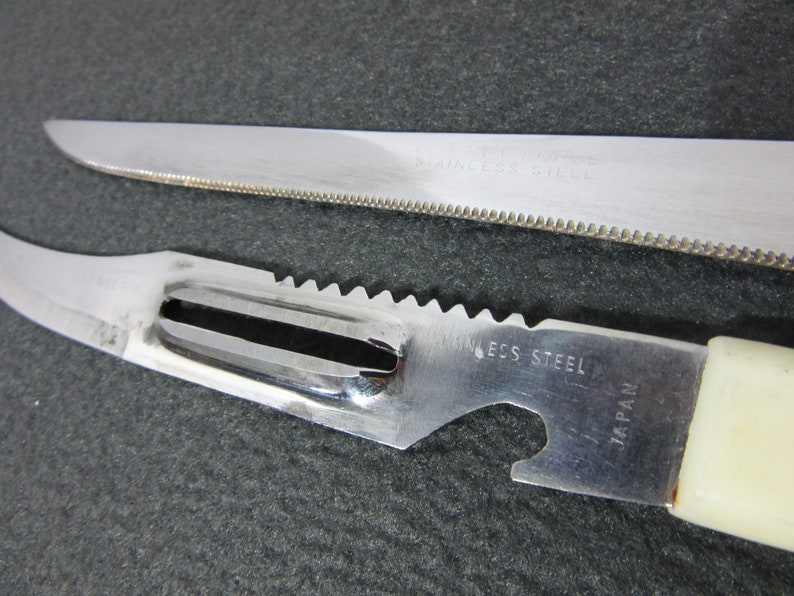 Old Mill Vintage Kitchen Knife Set With Multipurpose Knife Etsy