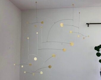 Brass Dots Mobile 36" x 36"