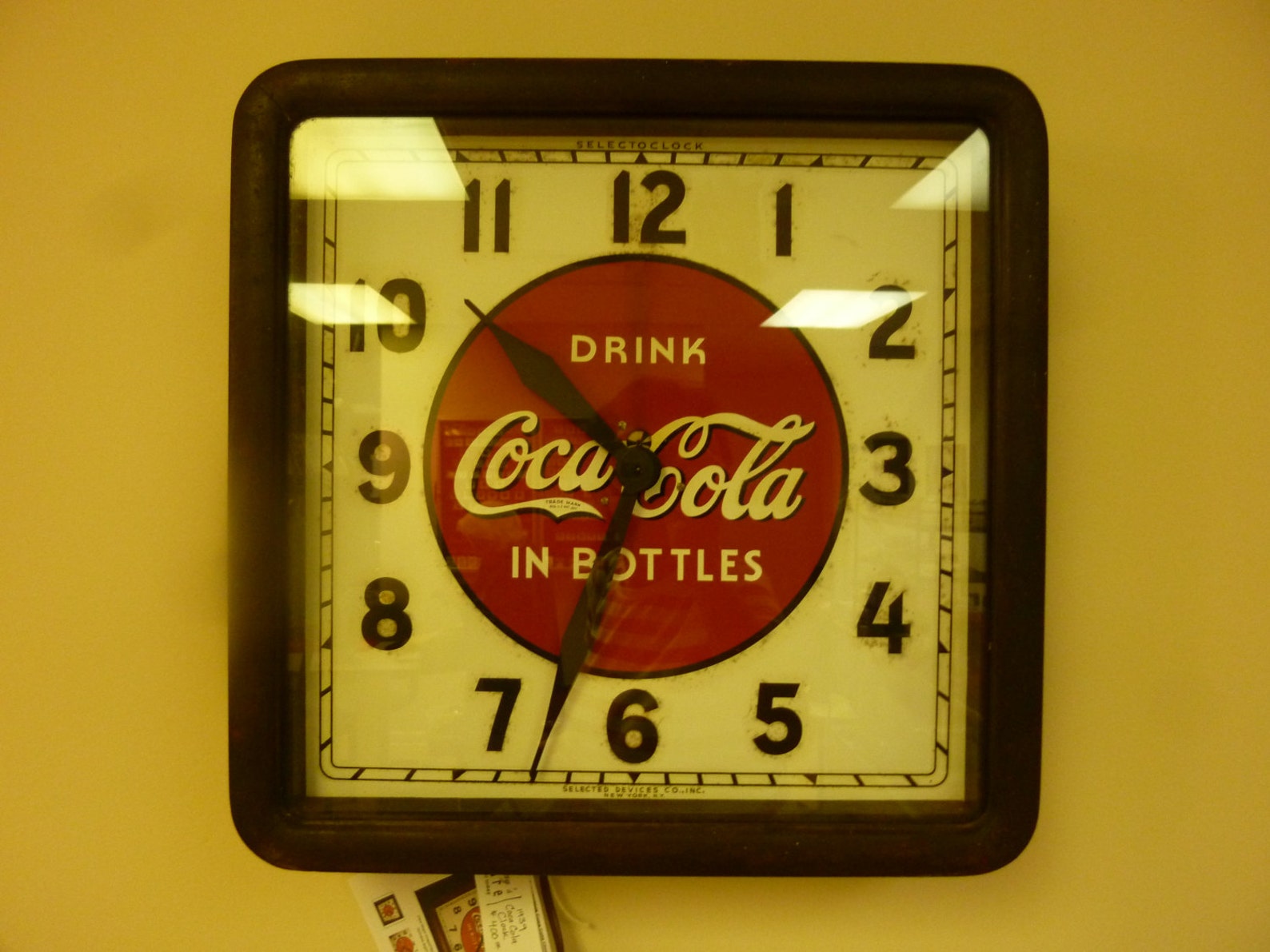 Original 1939 Coca Cola Clock Coca Cola vintage Coca Cola Etsy