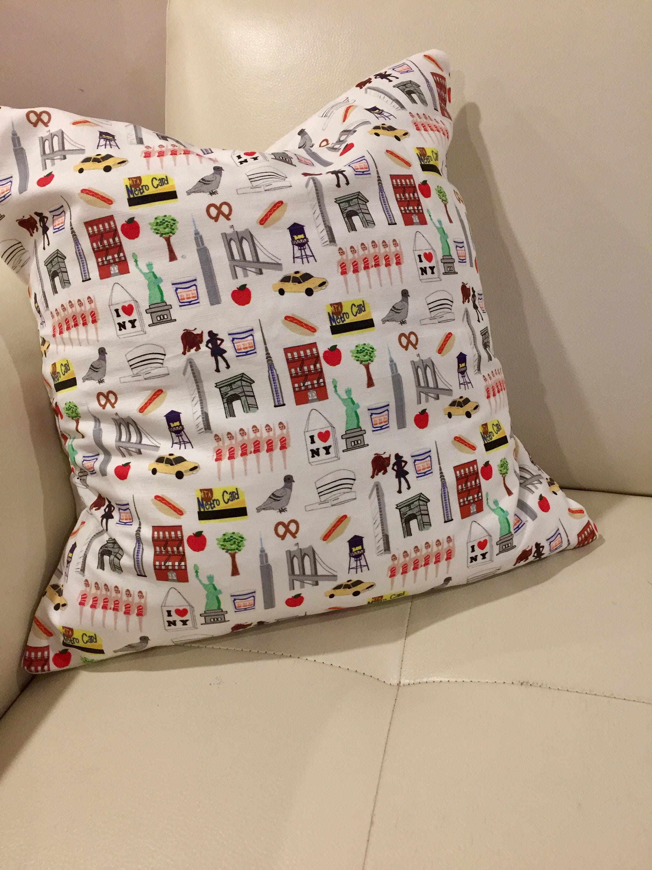 New York Pillow Gift, NYC Pillow, Manhattan Pillow, New York