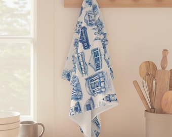 Old Saybrook toileTea Towel | Coastal New England