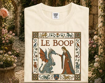 Le Boop, Fantasy, Lady Gift, Trendy, Princess, Coquette girly aesthetic, I will succeed because I am insane, Dragon Shirt