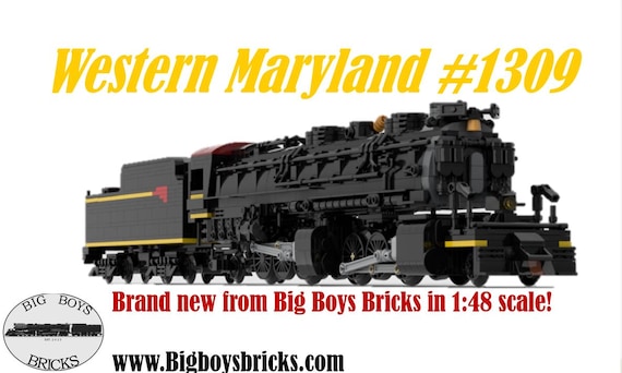 Western  Railroad Nゲージセット Western Maryland 1309 Full Kit - Etsy