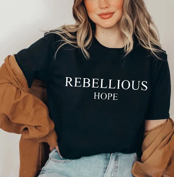 Rebellious Hope Tshirt Deborah James Tshirt Rebellious Etsy