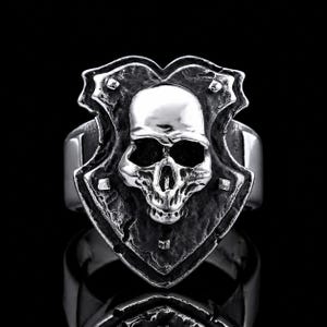 Vintage Skull Ring,Stainless Steel,Gothic Gift,Gothic Jewelry,Fantasy Jewelry,Gift for Him or Her Bold Statement Accessory,Punk,