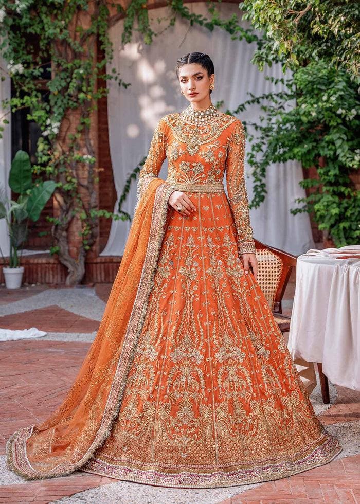 simple mehndi dress design Orange Silk Colour:Sage Garment Type: WOVENS SOUR CREAM MAYONAISE
