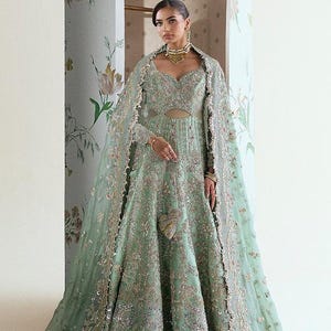 sage green nikkah dress 82 Nikkah ideas