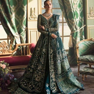 blue and green pakistani dresses 28 Blue & Green Pakistani Wedding Outfits {Irfan Ahson Photography} The Big Fat Indian Wedding