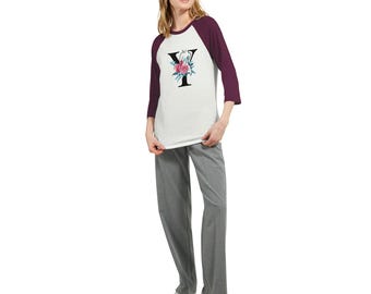 SnappyThreads uniseks raglan-T-shirt met 3/4-mouwen - stijlvol, comfortabel