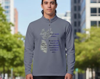 TravisMathew Crestview-herentrui met 1/4 rits | SnappThreads 4U