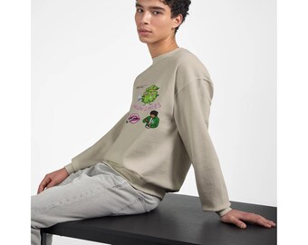Munchies sweater met ronde hals – uniseks Stoner Vibes