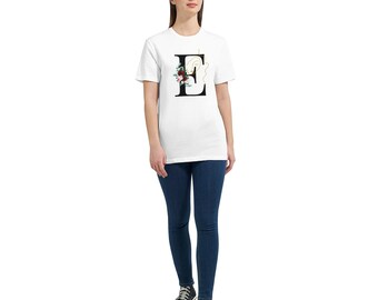 T-shirt met bloemenprint - katoenen T-shirt dames