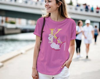 Milieuvriendelijk T-shirt met snappy threads: klassiek ontwerp, zacht katoen, semi-getailleerd dames