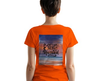 SnappyThreads T-shirt, uniseks |Just Married