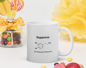Dopamine Molecule Mug – The Chemistry of Motivation