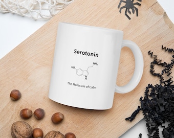 Serotonin Molecule Mug – Sip into Balance