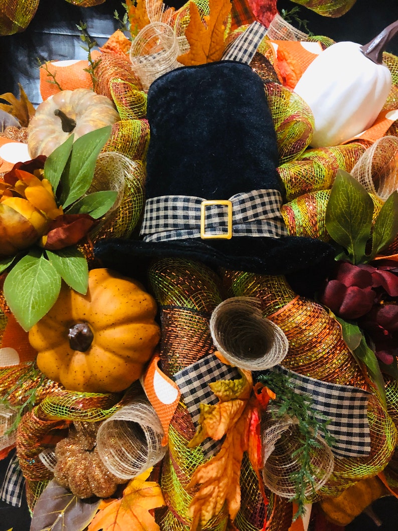 Matching Fall Garland and Wreath Set Thanksgiving Wreath Etsy