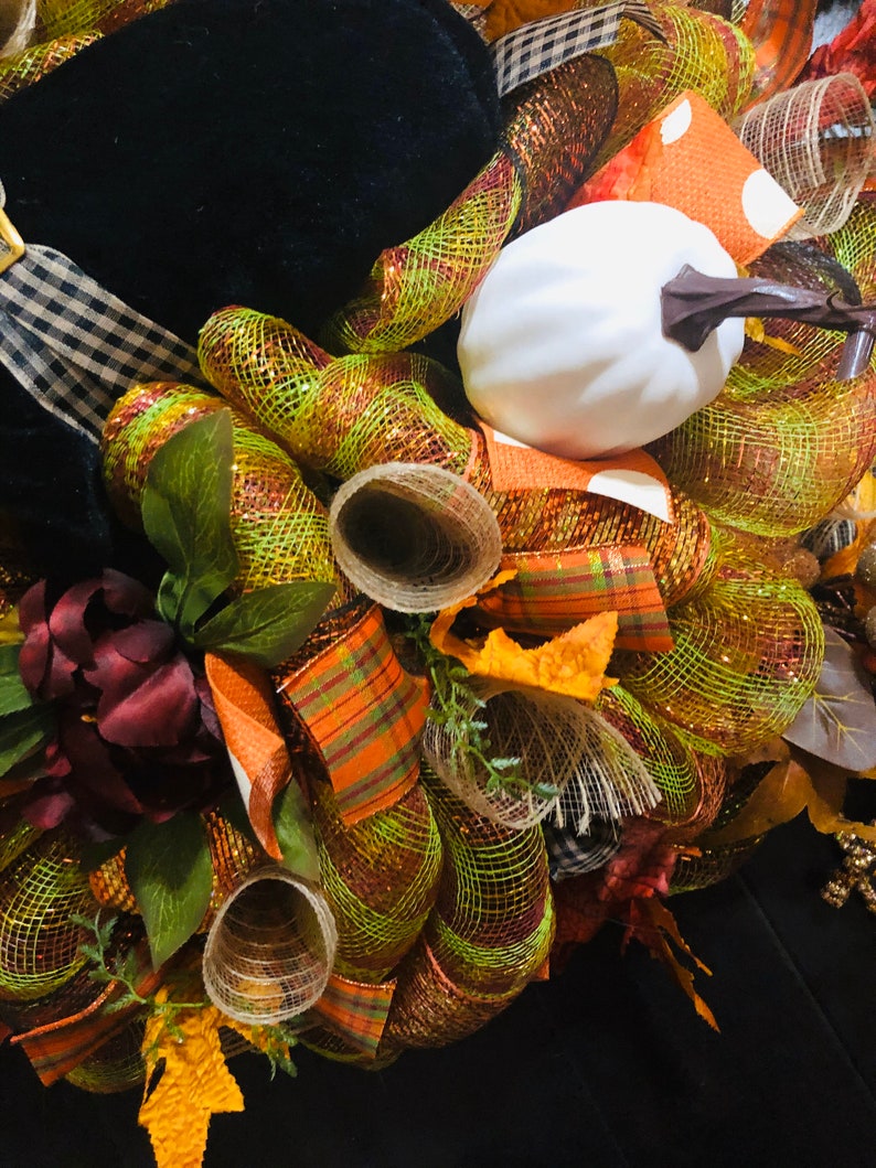 Matching Fall Garland and Wreath Set Thanksgiving Wreath Etsy