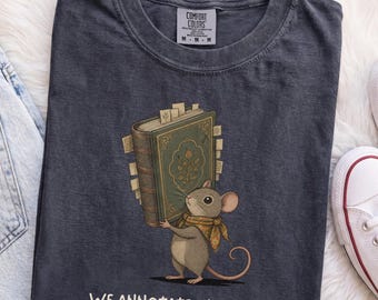 We Annotate at Dawn Shirt, Reader Graphic Tee, Book Annotation Gift, Dark Academia Style