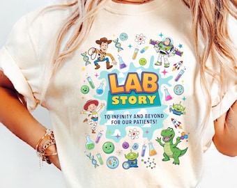 Comfort Color Lab Week 2026 Shirt Lab Story T-Shirt, Lab Week T-Shirt, Lab Team Shirt, Lab Assistant Tee, Phlebotomist Shirt