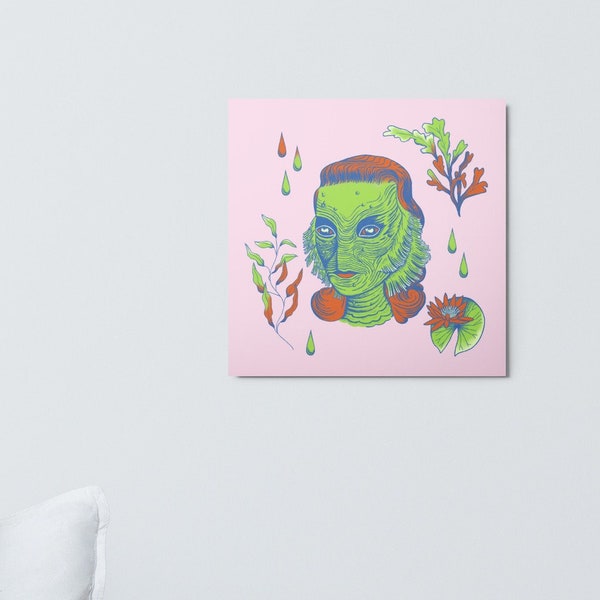 She Creature from the Black Lagoon Metal Print