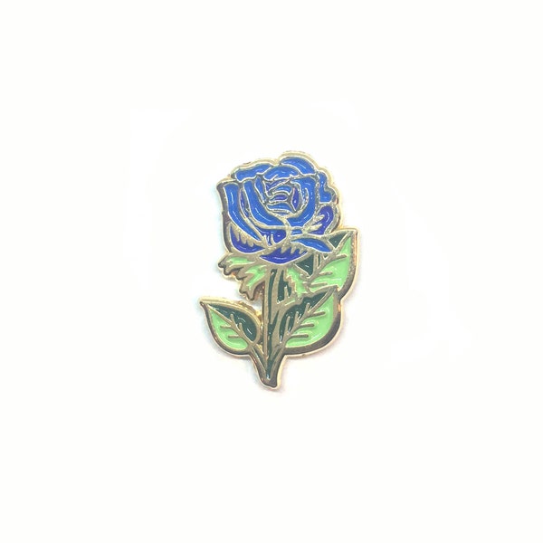 Blue Rose Enamel Pin - Twin Peaks Pin - David Lynch Pin