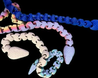 Juguete articulado serpiente pequeña