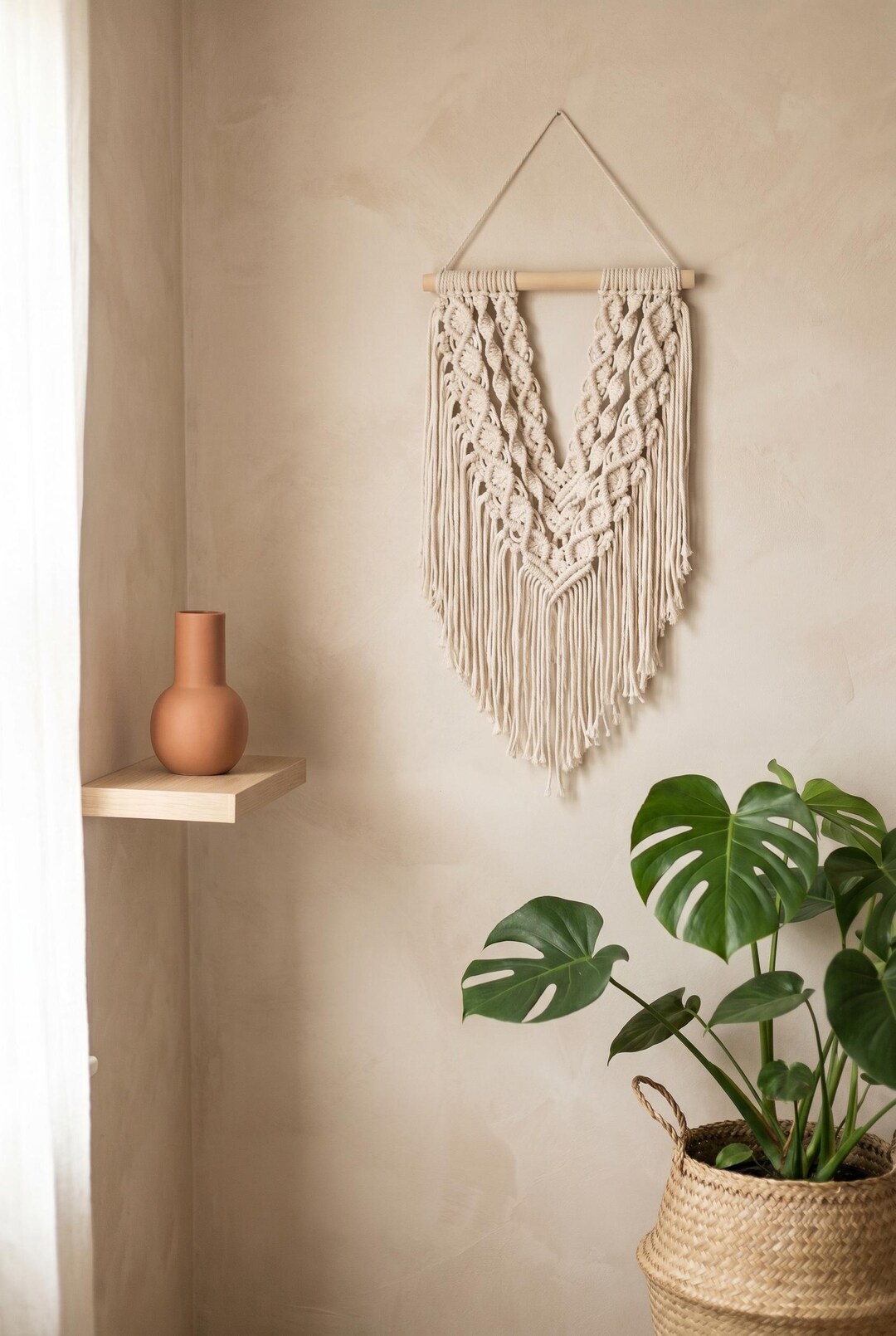 Handmade Macrame Wall Hanging – Boho Art Decor - Etsy