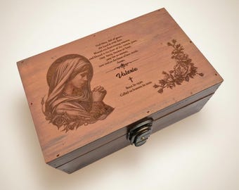 Personalized Memorial Box Memory Box Custom Keepsake Box Remembrance Gift Memorial Keepsake Box Sympathy Gift