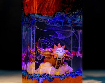 Esquie Clair Obscur Expedition 33 Resin Lamp, Monoco, Paintress Figure, Game Room Decor, Game of the Year, Gift for Gamer