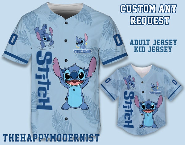 Get Game-Ready with Cleveland Guardians Lilo & Stitch Jersey - Scesy