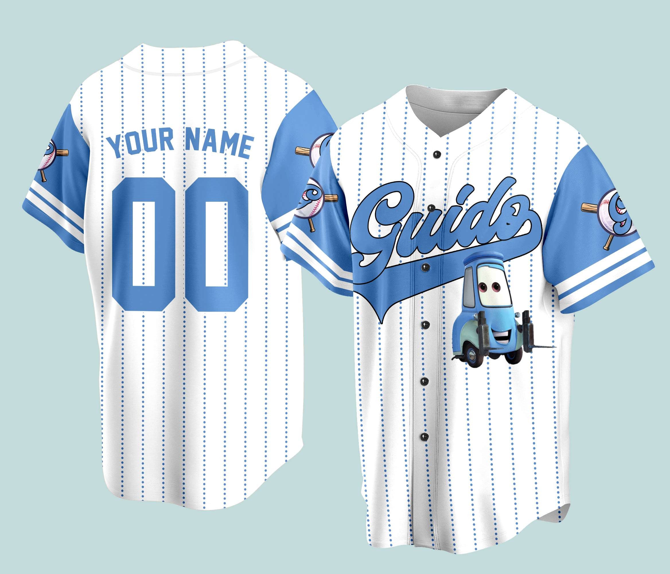 Discover Disney McQueen Baseball Player Outfit For Baseball Fans