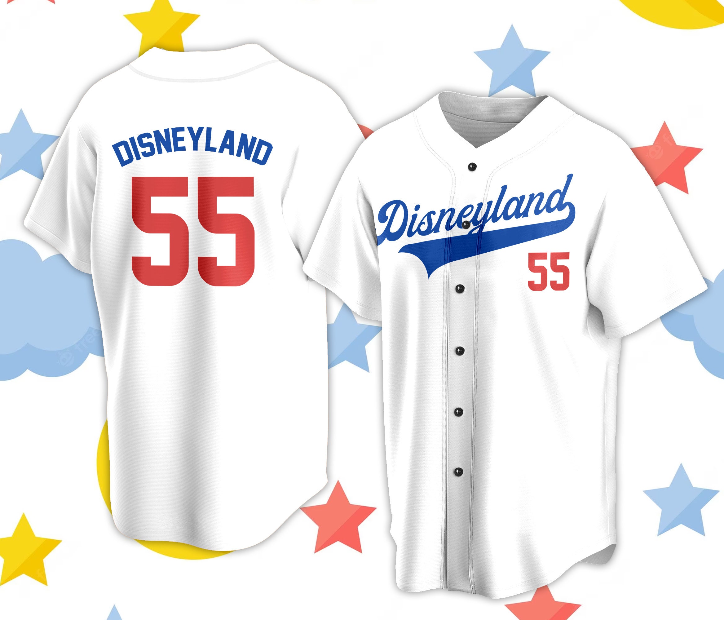 Disneyland 2023 Baseball Jersey No Piping Disneyy Squad 