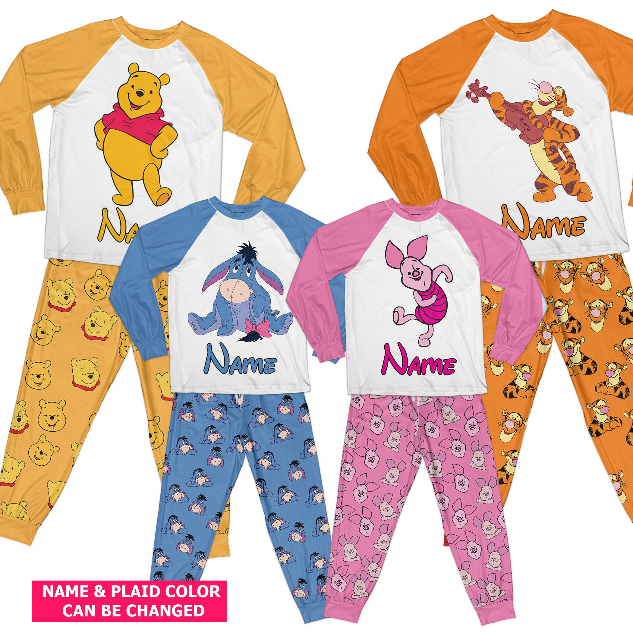 Verplicht Makkelijk te lezen Lift Winnie Pooh Pajamas - Etsy